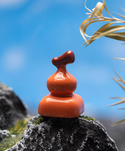 Zinc alloy gourd keycaps, metal baked paint personalized keycaps, random blind box mechanical keyboard creative decorative keycaps