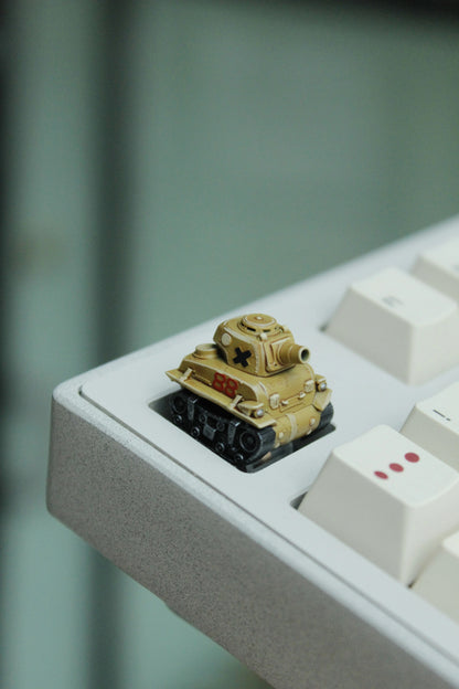 Metal Slug, Tank Coating Resin Keycaps Collection, Keyboard Decorative Keycaps