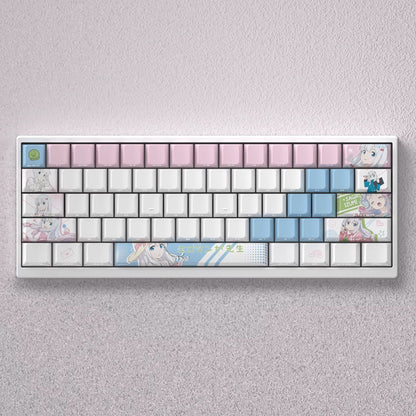 Eromanga Sensei series, Izumi Sagiri theme, original high PBT material compatible MX switch mechanical keyboard, anime game theme set keycaps, mechanical keyboard replacement keycap set