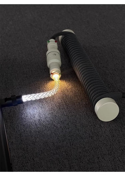 Three segment cold and warm light aviation plug, manually customized data cable, wild color matching magnetic shaft mechanical keyboard cable