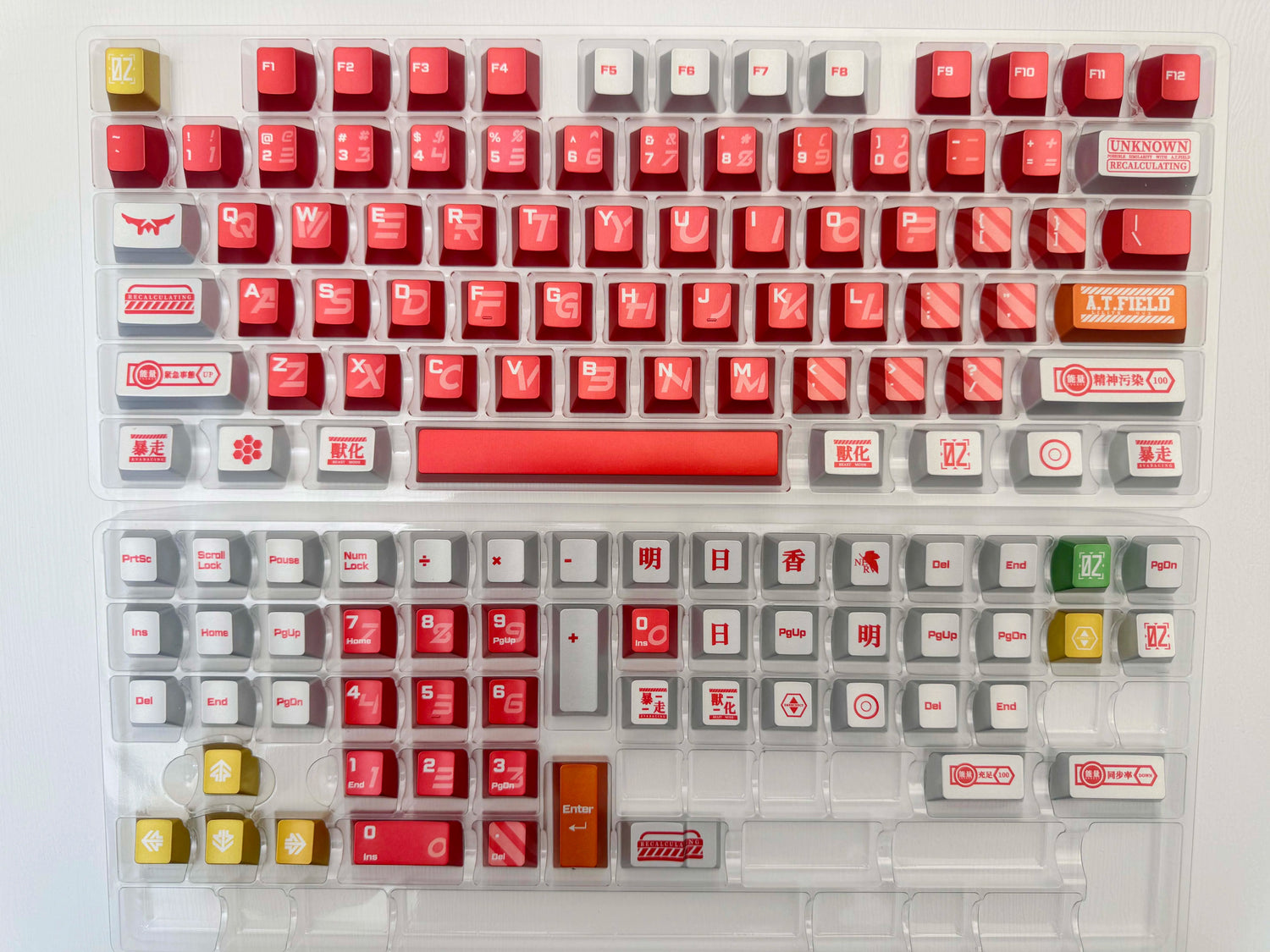 Metal paint texture anime set keycap collection theme design simple keycap replacement set, custom set personalized keycap series，PBT material, Original factory height, compatible with 61/64/68/75/84/87/104 mechanical keyboard keycap set