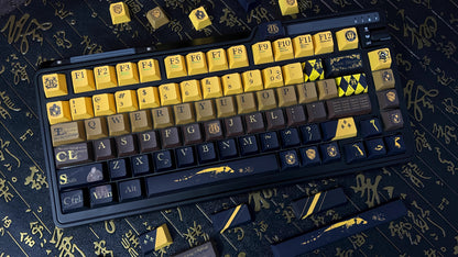 The Harry Potter themed series, PBT material, sublimation technology, animation cartoon decoration keycap set