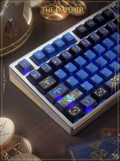 King/Emperor theme, metal paint PBT material personalized keycap set, factory high decorative keycap set