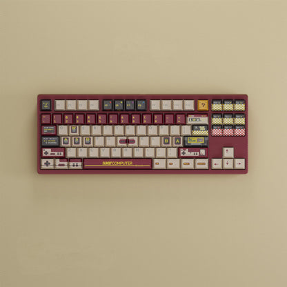 Childhood Memories Series, FC game console retro game console theme personalized keycap design, PBT material customized set keycap decoration keycap