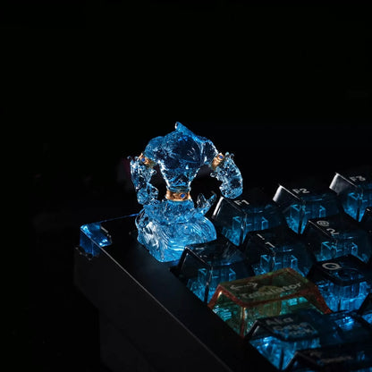 World of Warcraft, Water Elemental, Crystal Resin Molding, Handmade Resin Craftsman Keycaps, Game Anime Culture Creative Mechanical Keyboard Decorative Keycaps