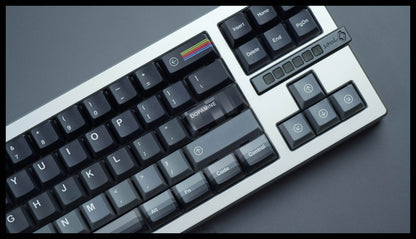 Dopamine themed PBT material creative keycap set, mechanical keyboard decorative keycaps, trendy and fashionable, creative peripherals, artistic keycaps, Compatible with 61/64/68/75/84/87/104 key mechanical keyboard keycap set
