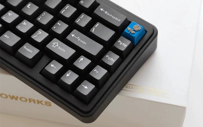 Metal Rose Keycaps, The Bridge of Madison County Metal Personalized Keycaps Original High Zinc Alloy Machine Metal Creative Decorative Keycaps