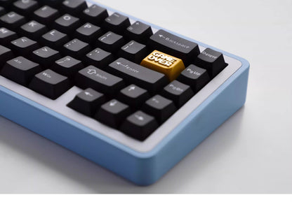 Backspace key, metal personalized keycap, Mario question mark tab key, metal personalized keycap, Game Over keycap, creative zinc alloy mechanical keycap, original factory high decorative keycap