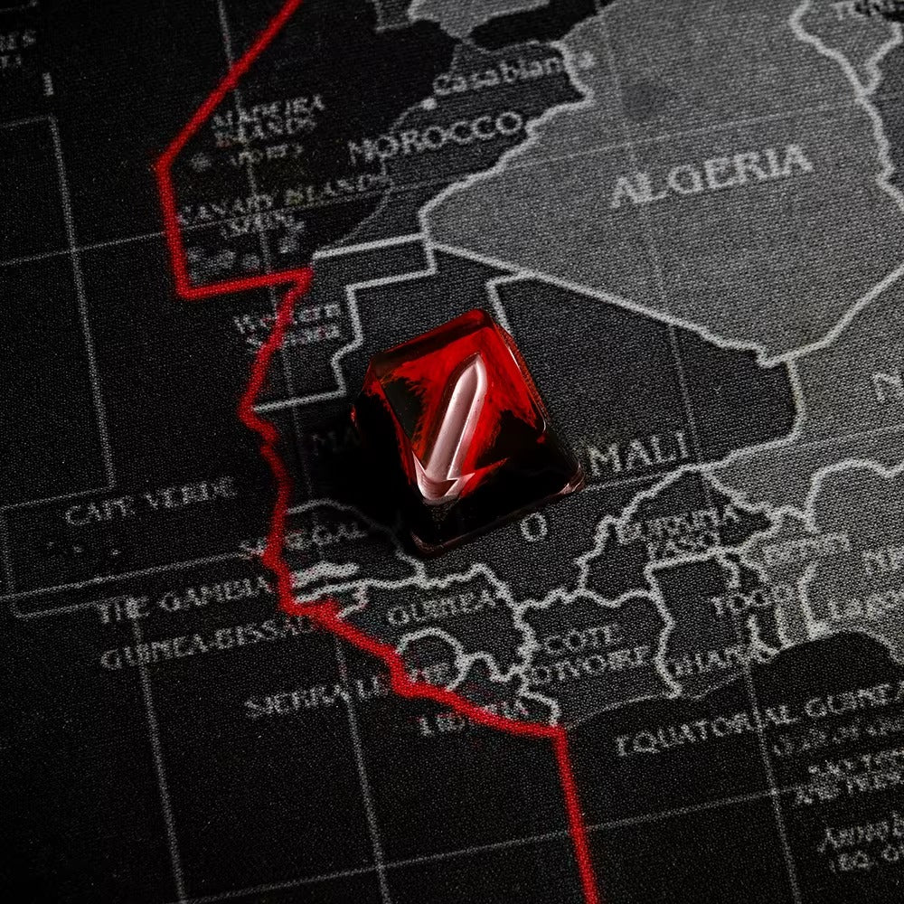 World of Warcraft series, warrior skill themed crystal resin artisankeycaps, game culture creative peripheral resin decorative keycaps