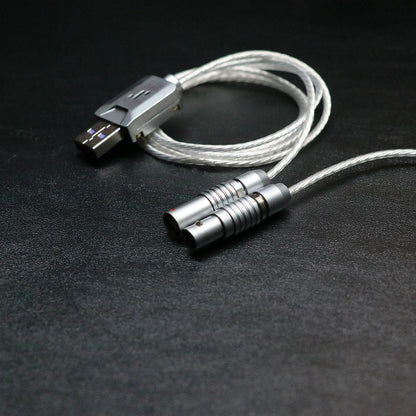 Fine silver flexible wire aviation plug wire, keyboard cable 8K keyboard custom data cable, Handmade data cable for mechanical keyboard, customized keyboard cable