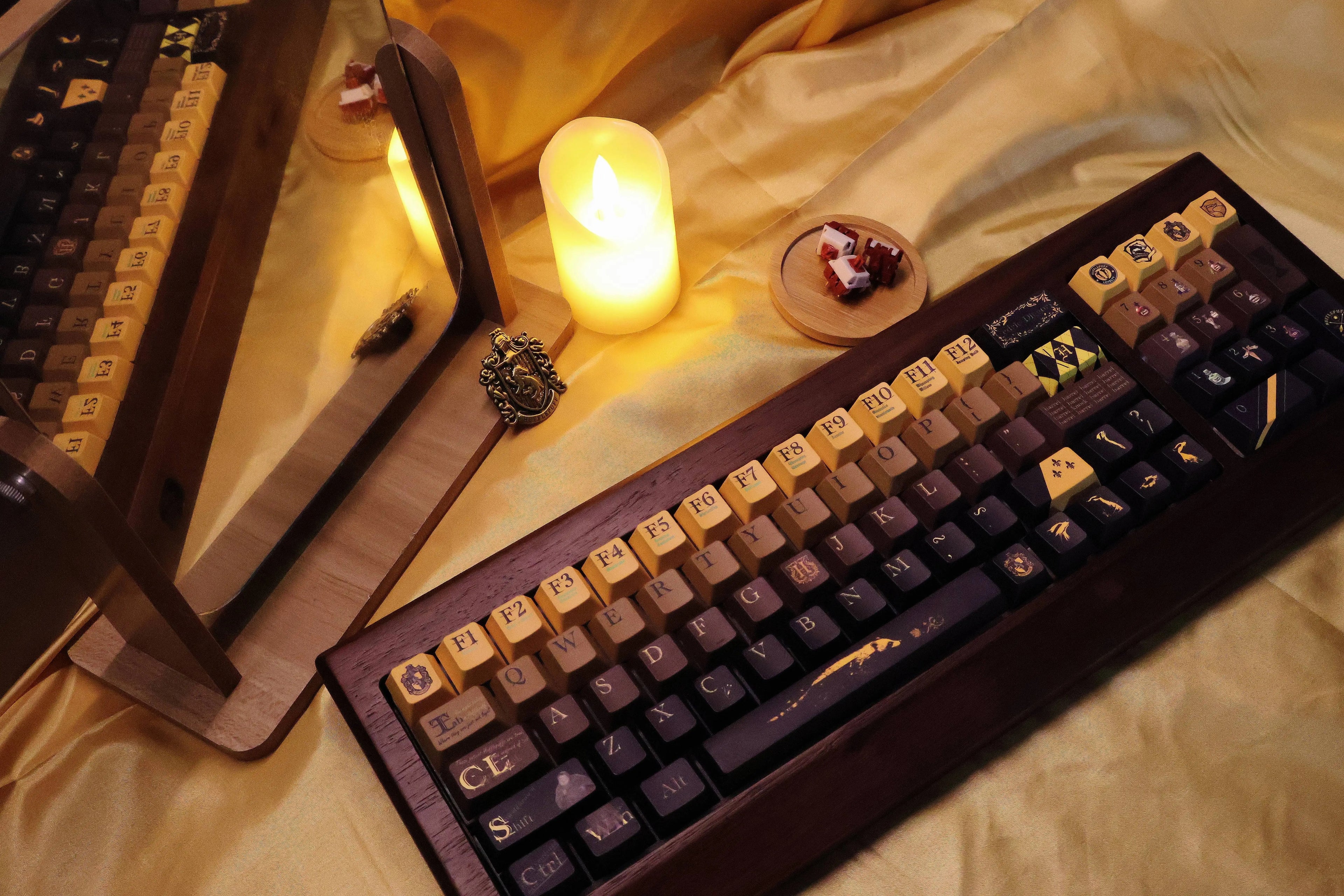 The Harry Potter themed series, PBT material, sublimation technology, animation cartoon decoration keycap set