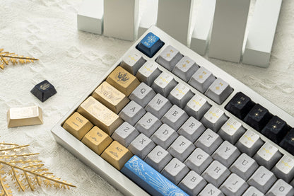 Thor Odinson/The God of Thunder  PBT material personalized keycap set, mechanical keyboard replacement decorative keycaps, Science fiction mythology themed keycaps compatible with 61/64/68/75/84/87/104 key mechanical keyboards