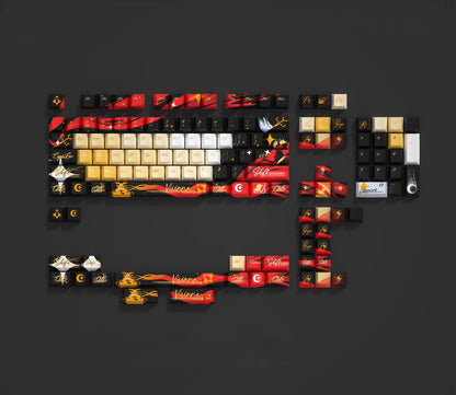 Arknights series, Viviana theme, custom set personalized keycap series, PBT material, compatible with 61/64/68/75/84/87/104 mechanical keyboard keycap set