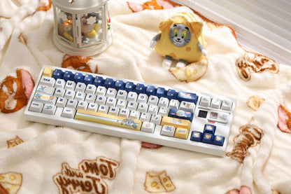 Tom and Jerry Theme Keycaps -155 Keys - Original High PBT Thermal Sublimation Decorative Keycap Set
