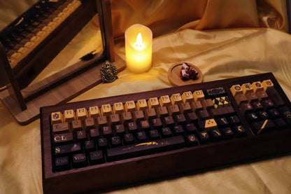 The Harry Potter themed series, PBT material, sublimation technology, animation cartoon decoration keycap set