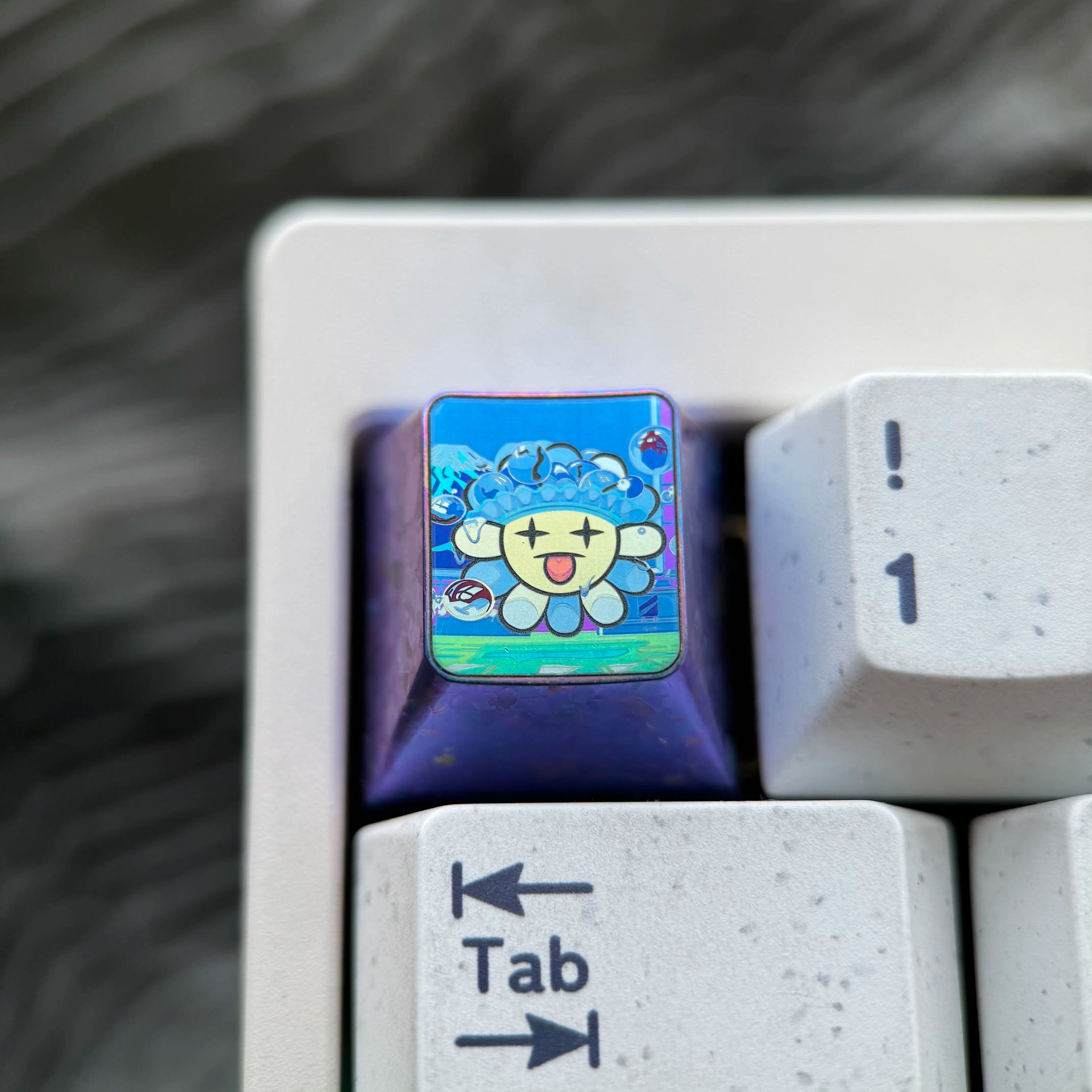 Sunflower, Sunflower series 14 models to choose from, 1U titanium alloy personalized keycaps, fashionable and trendy items, mechanical keyboard artistic decorative keycaps.