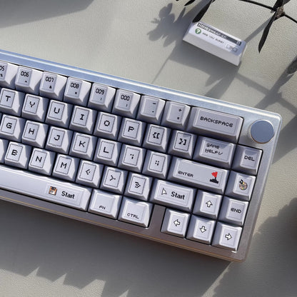 Minesweeper themed design keycap original factory height pbt five sided heat sublimation keycap original mechanical keyboard personalized keycap set