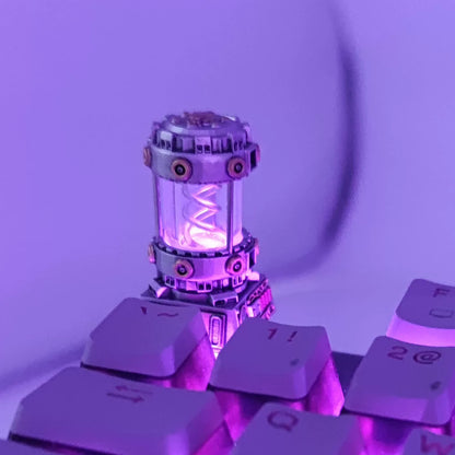 Resident Evil themed resin coated bio gene spiral personalized keycaps, mechanical keyboard decorative keycaps