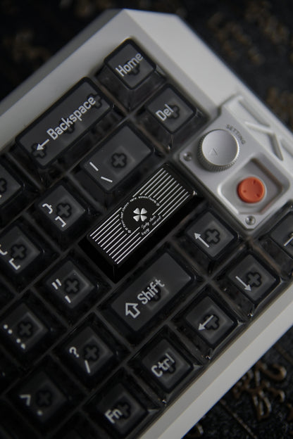 Lucky Four Leaves Clover theme, 2.25U metal personalized keycaps, minimalist design metal material keyboard decoration keycaps