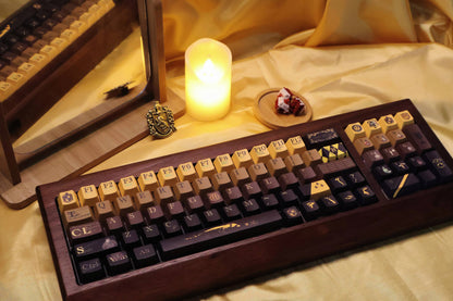 The Harry Potter themed series, PBT material, sublimation technology, animation cartoon decoration keycap set