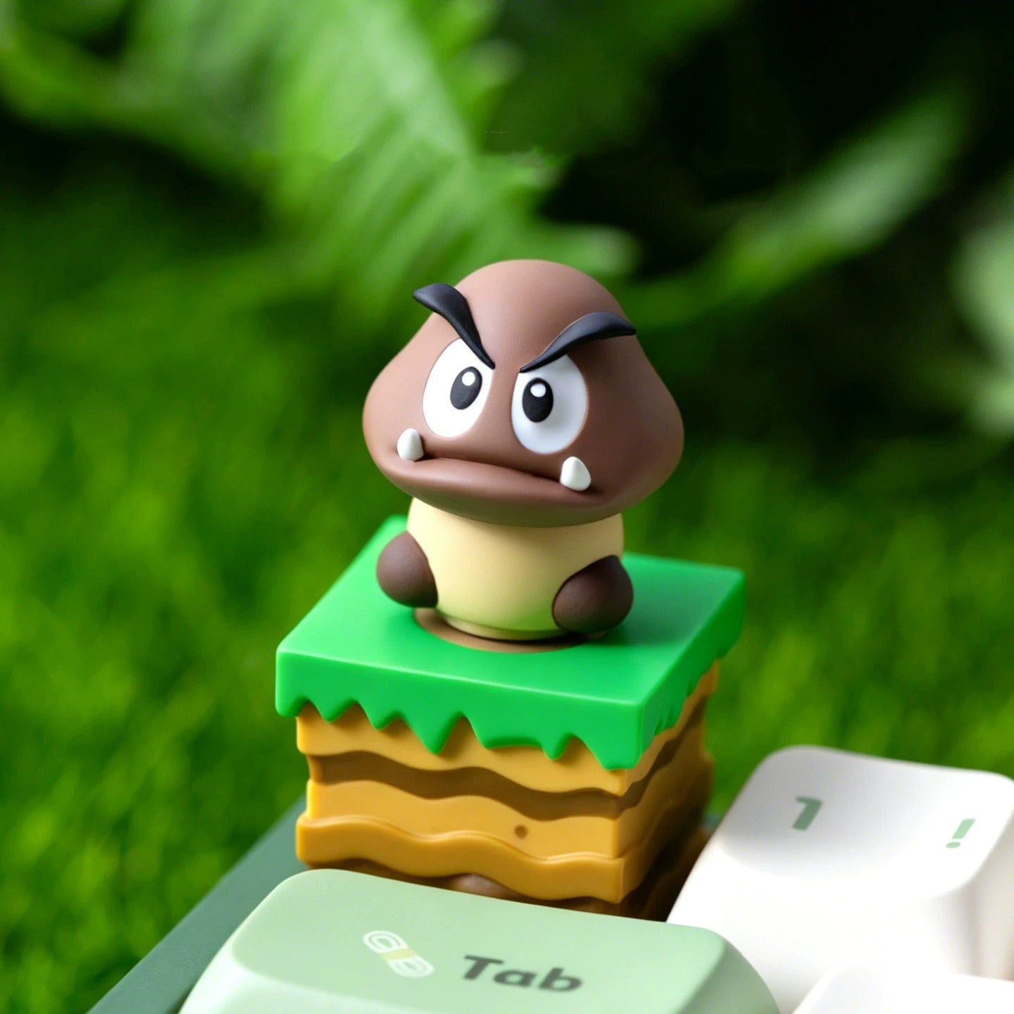 Super Mario series , multi-color resin molded personalized keycaps, handmade creative anime game peripheral art keycaps