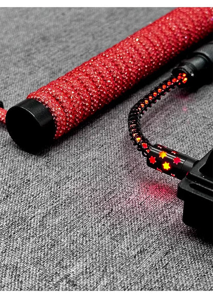 Flash drill three-stage aviation plug custom data cable mechanical keyboard luminous cable supports 8k