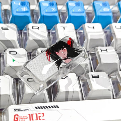 Wuthering Waves Theme Series PC Material resin personalized keycaps, anime and game cultural creative keycaps, mechanical keyboard return decorative keycaps