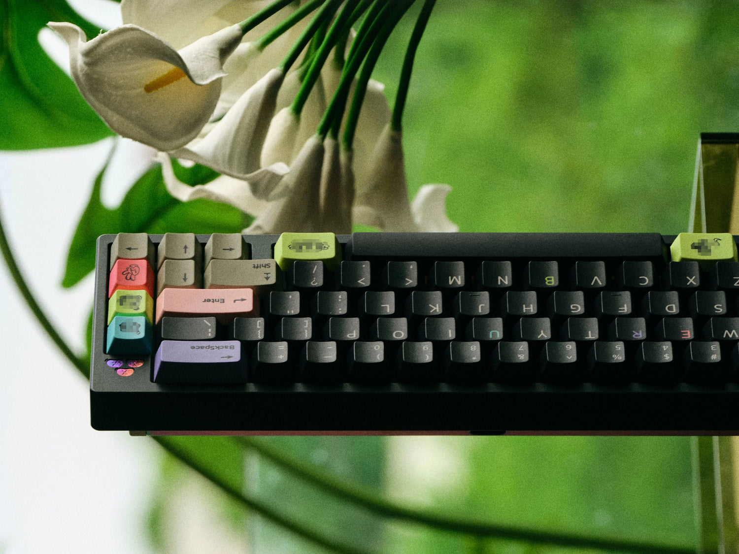 Kill The Rubber themed keycap set, mechanical keycap PBT material material personalized keycap set, compatible with 61/64/68/75/84/87/104 mechanical keyboard replacement keycap
