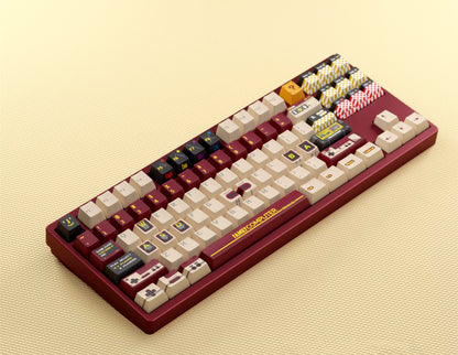 Childhood Memories Series, FC game console retro game console theme personalized keycap design, PBT material customized set keycap decoration keycap
