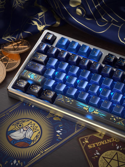 King/Emperor theme, metal paint PBT material personalized keycap set, factory high decorative keycap set