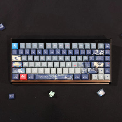 Arknights series,Specter the Unchained theme, custom set personalized keycap series, PBT material, compatible with 61/64/68/75/84/87/104 mechanical keyboard keycap set