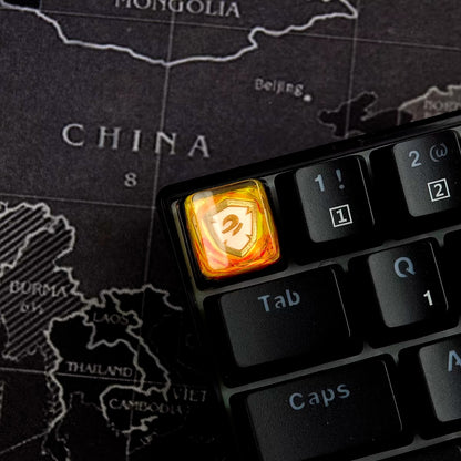 World of Warcraft series, Collection of Skill Symbols crystal resin artisankeycaps, game culture creative peripheral resin decorative keycaps