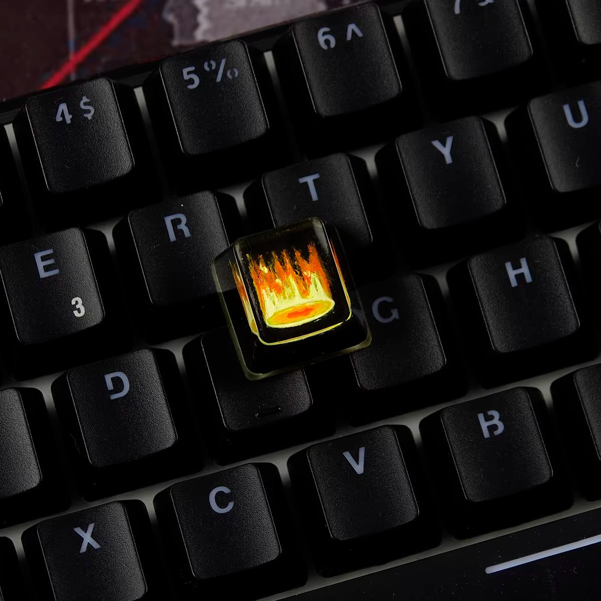 World of Warcraft series, Collection of Skill Symbols crystal resin artisankeycaps, game culture creative peripheral resin decorative keycaps