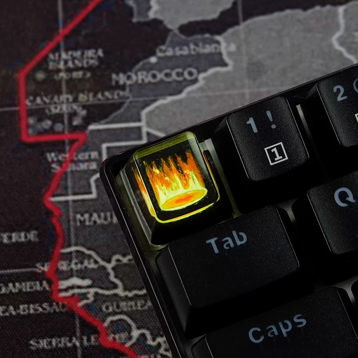 World of Warcraft series, Collection of Skill Symbols crystal resin artisankeycaps, game culture creative peripheral resin decorative keycaps