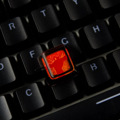 World of Warcraft series, Collection of Skill Symbols crystal resin artisankeycaps, game culture creative peripheral resin decorative keycaps