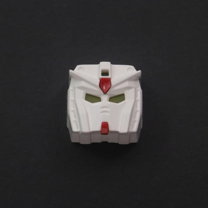 Mobile Suit Gundam， Aluminum alloy CNC personalized keycaps, metal anime decorative art keycaps