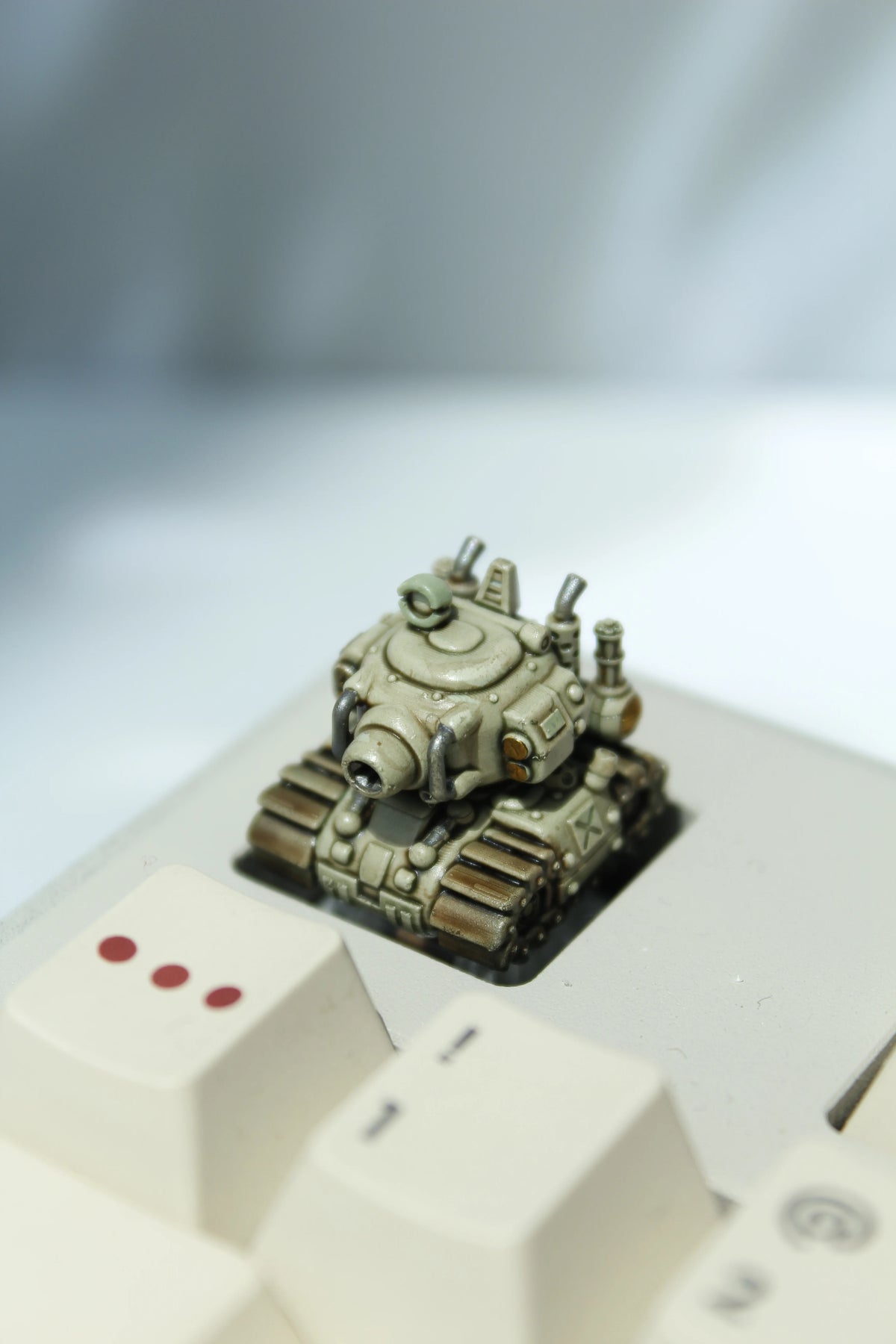 Metal Slug, Tank Coating Resin Keycaps Collection, Keyboard Decorative Keycaps