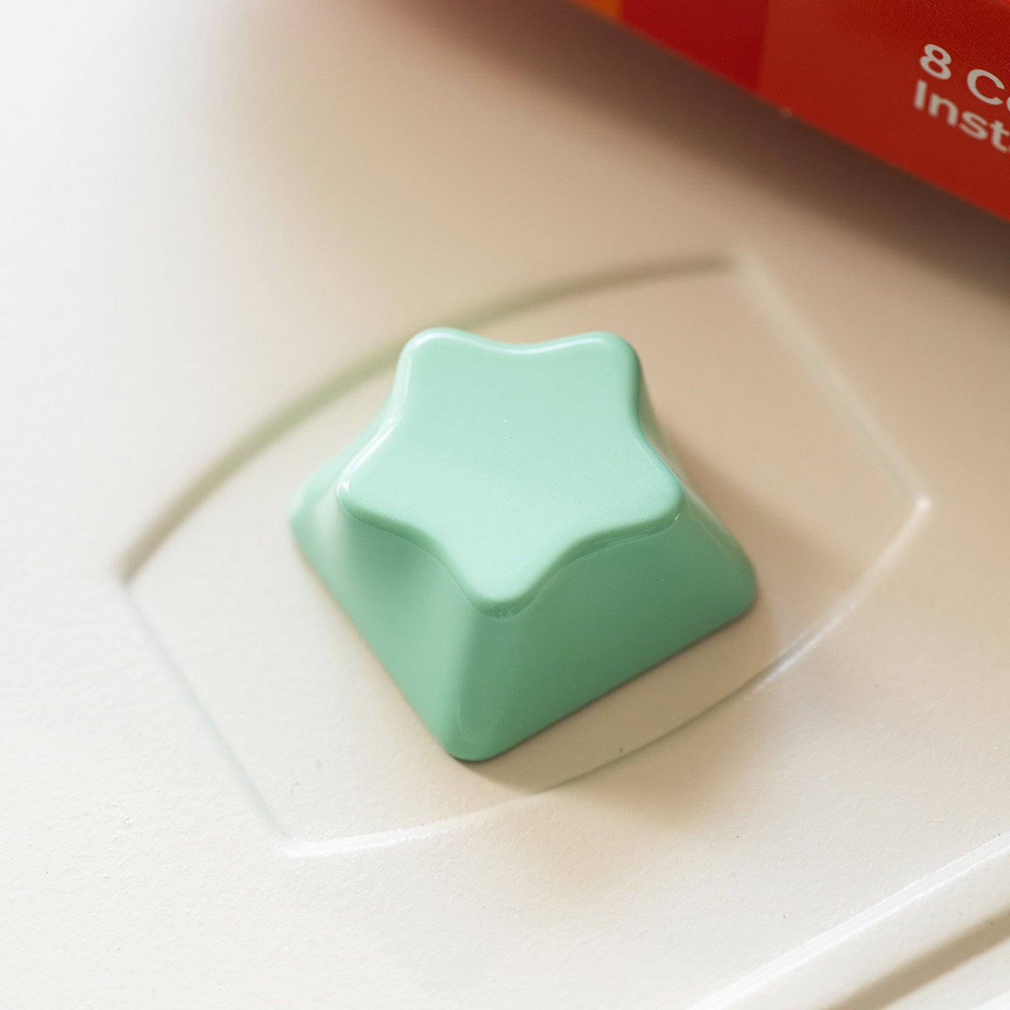 Original Alien Personalized Keycaps Star Aluminum Alloy Keycaps Metal Paint CNC Processing Customized Mechanical Keyboard Keycaps