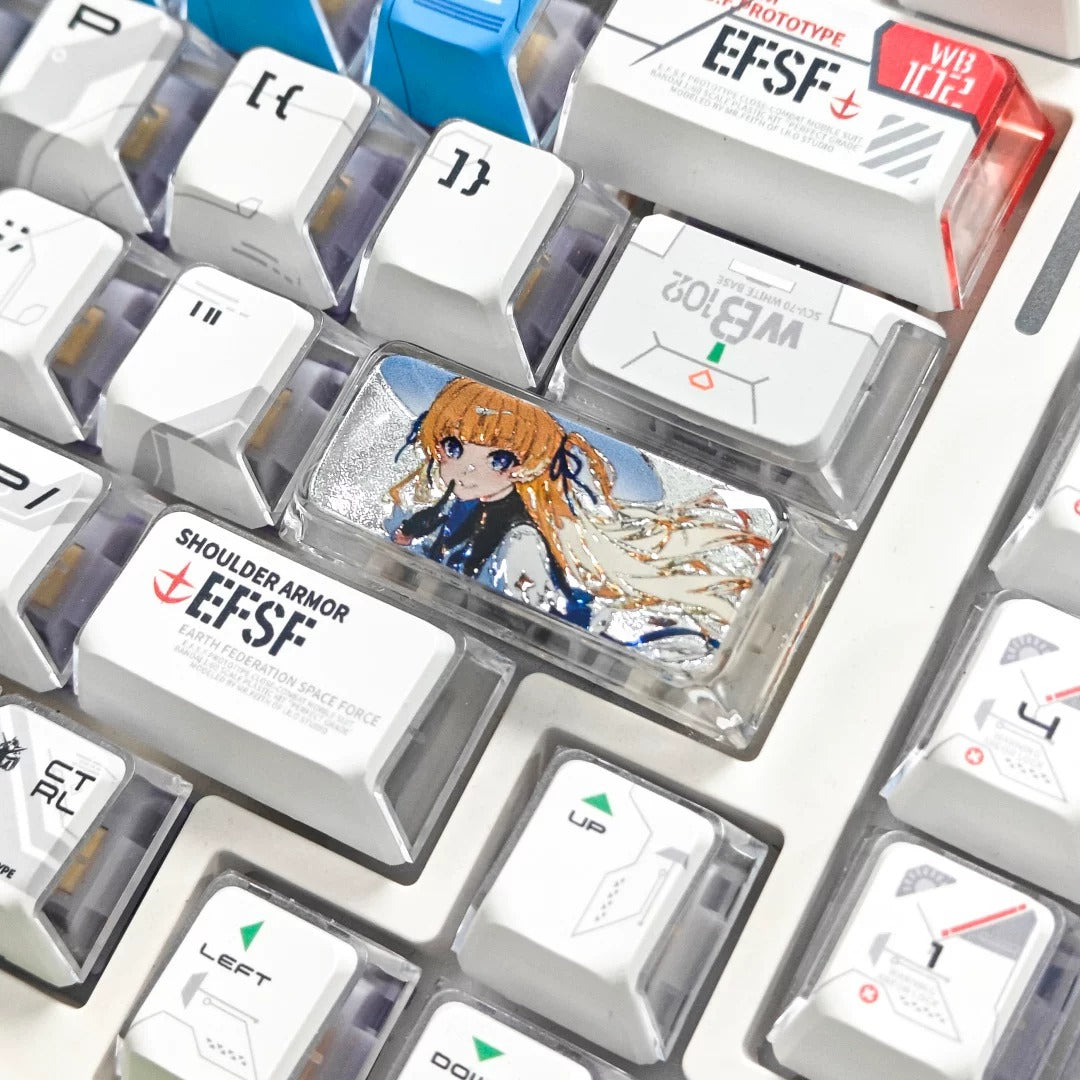 Wuthering Waves Theme Series PC Material resin personalized keycaps, anime and game cultural creative keycaps, mechanical keyboard return decorative keycaps