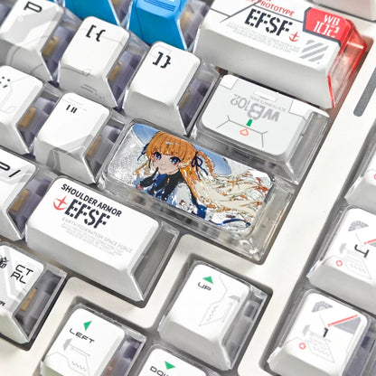 Wuthering Waves Theme Series PC Material resin personalized keycaps, anime and game cultural creative keycaps, mechanical keyboard return decorative keycaps