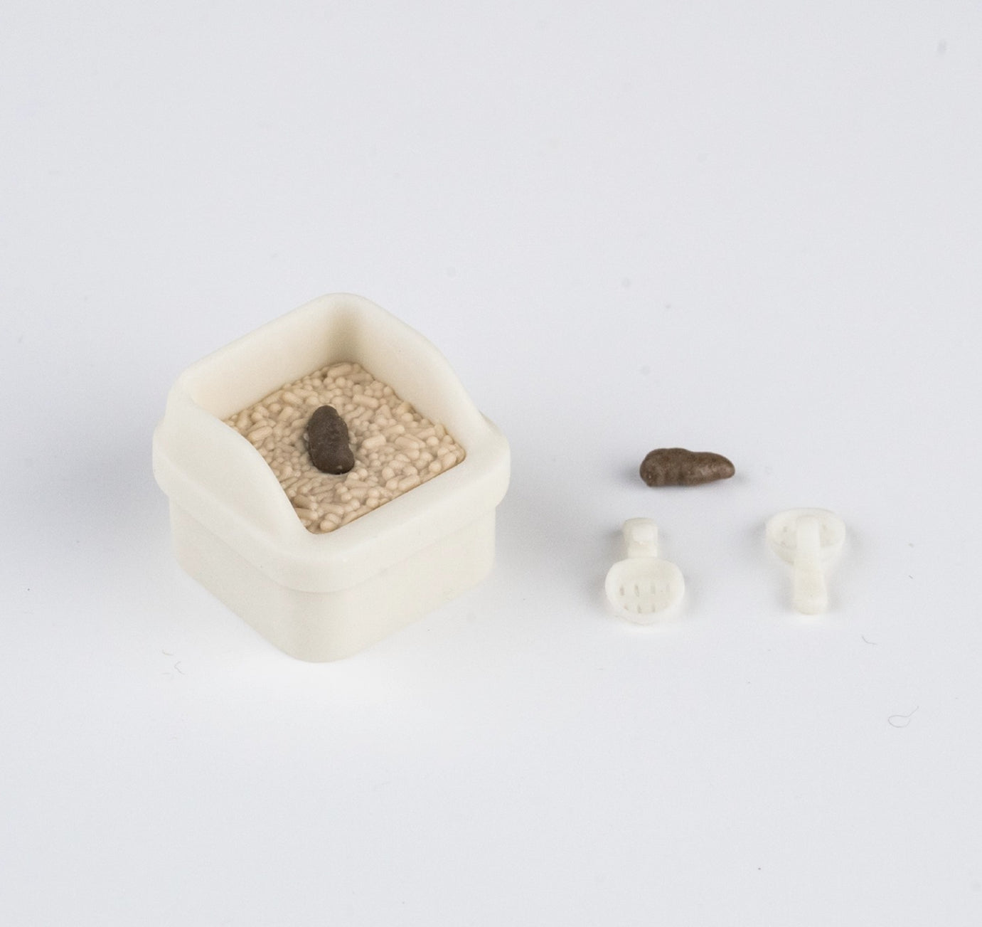 Cat litter box keycaps, personalized keycaps, mechanical keyboard peripherals, funny and creative keycaps