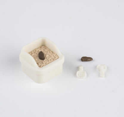 Cat litter box keycaps, personalized keycaps, mechanical keyboard peripherals, funny and creative keycaps