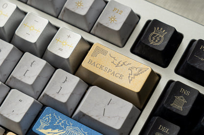Thor Odinson/The God of Thunder  PBT material personalized keycap set, mechanical keyboard replacement decorative keycaps, Science fiction mythology themed keycaps compatible with 61/64/68/75/84/87/104 key mechanical keyboards