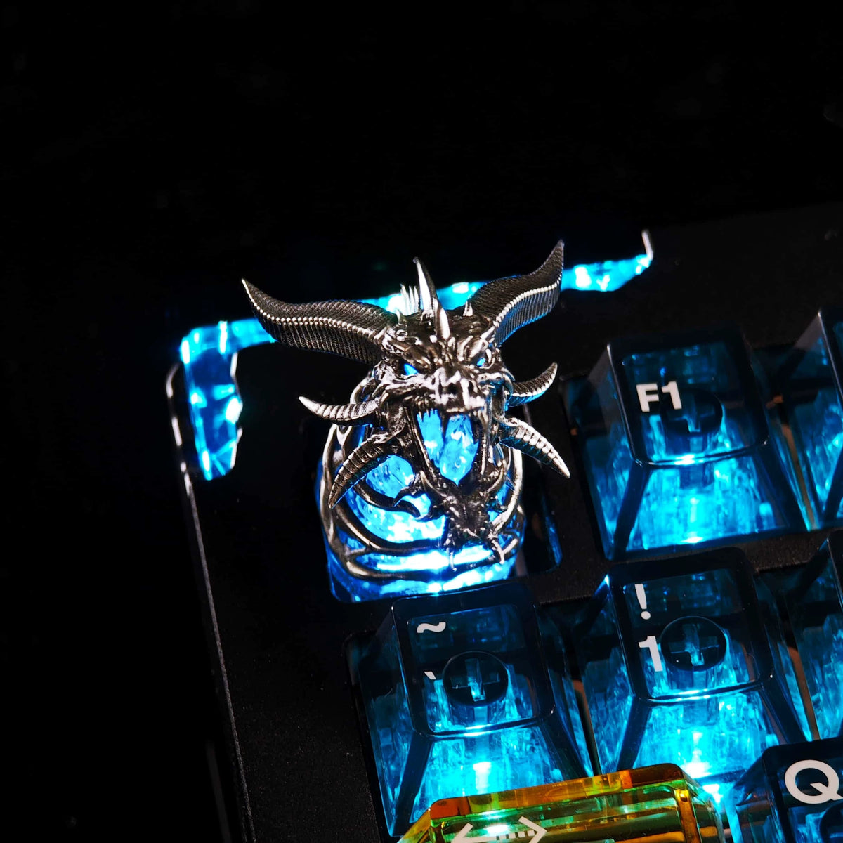 World of Warcraft, Frost Dragon Sindragosa, Metal/Resin versions Game Creative Culture Keycaps, Mechanical Keyboard Game Keyboard Decorative Keycaps