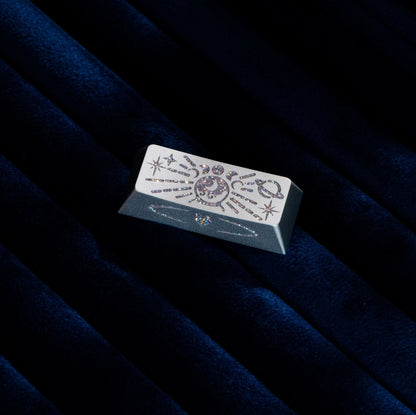 The Eye of Horus aluminum alloy personalized keycaps, enamel colored metal personalized keycaps, mechanical keyboard decorative keycaps