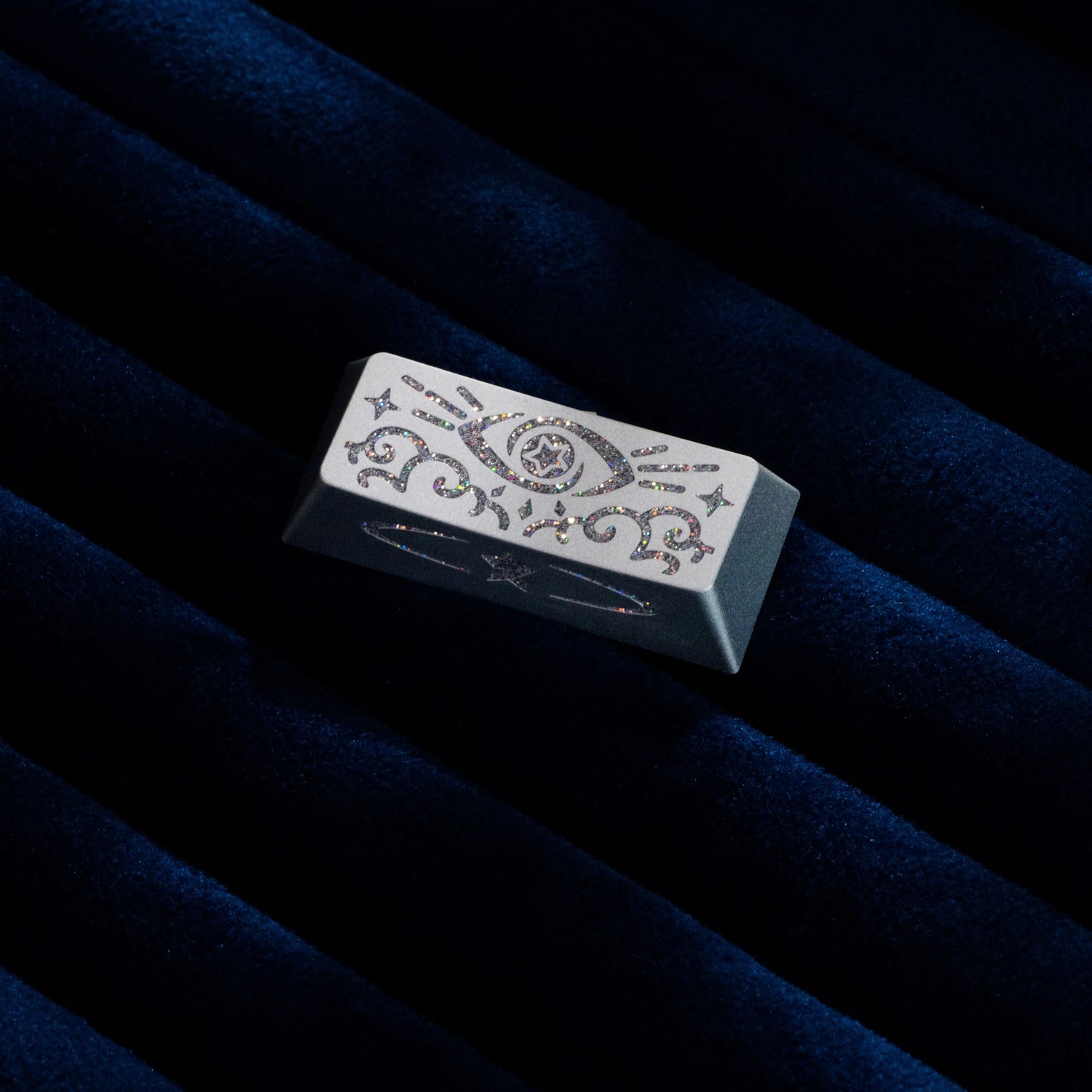 The Eye of Horus aluminum alloy personalized keycaps, enamel colored metal personalized keycaps, mechanical keyboard decorative keycaps