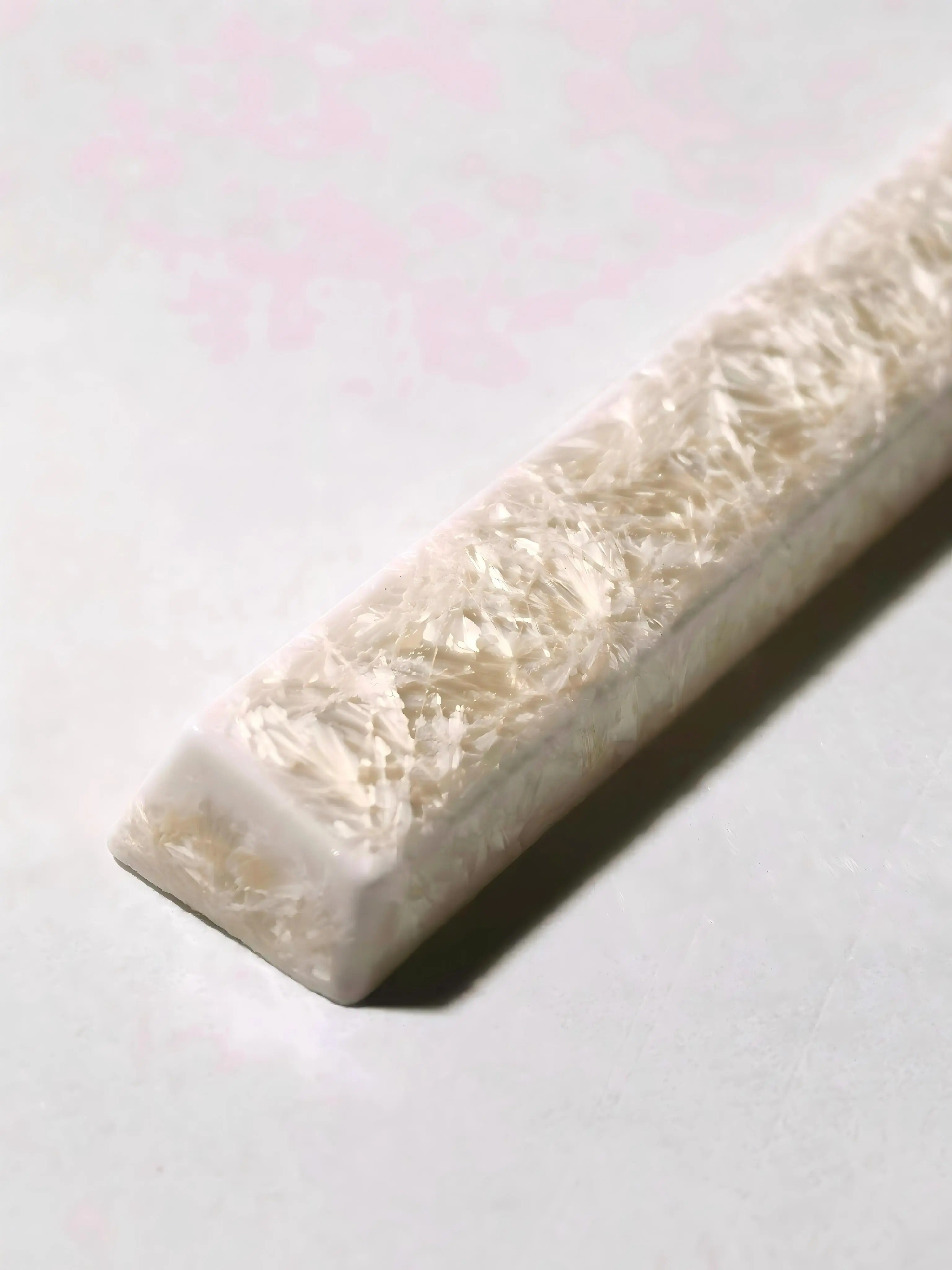 Ceramic material factory height osmanthus yellow ice crystal space keycap, osmanthus ice crystal space -6.25U