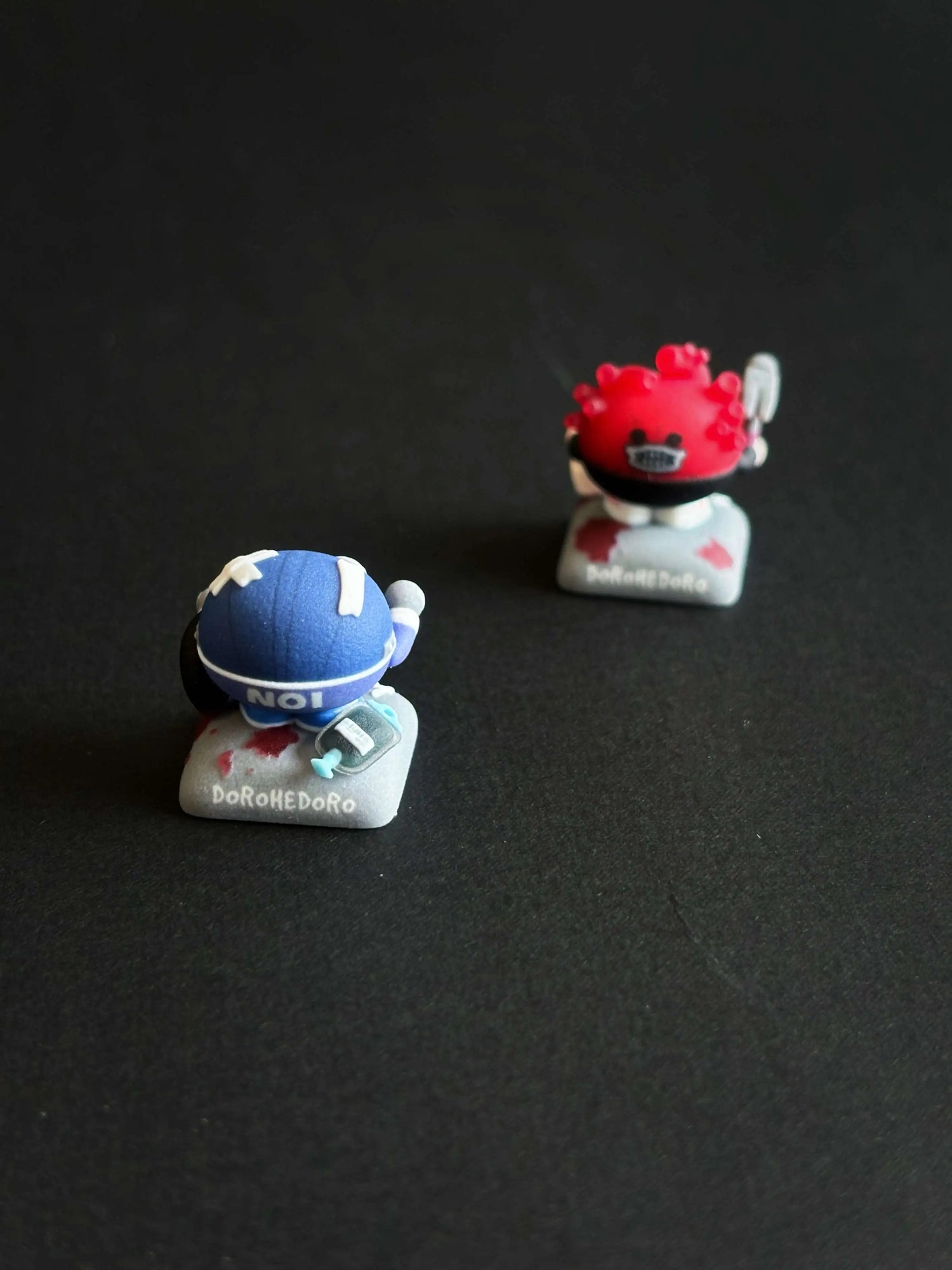 Dorohedoro Cute Keyboard Keycaps Resin Decor Personalized Doll Desktop Keyboard with Artistic Keycaps