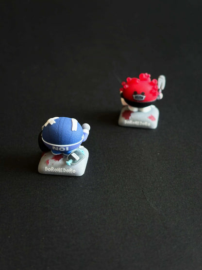 Dorohedoro Cute Keyboard Keycaps Resin Decor Personalized Doll Desktop Keyboard with Artistic Keycaps