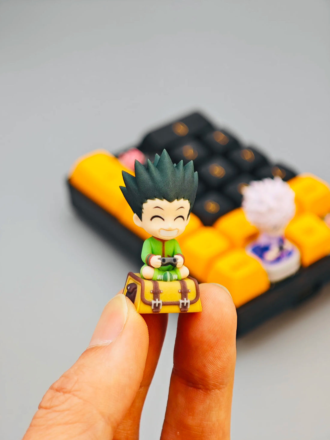 HUNTER×HUNTER series, Multi colored resin printed personalized keycaps, cartoon resin decorative keycaps, mechanical keyboard artistic creative keycaps
